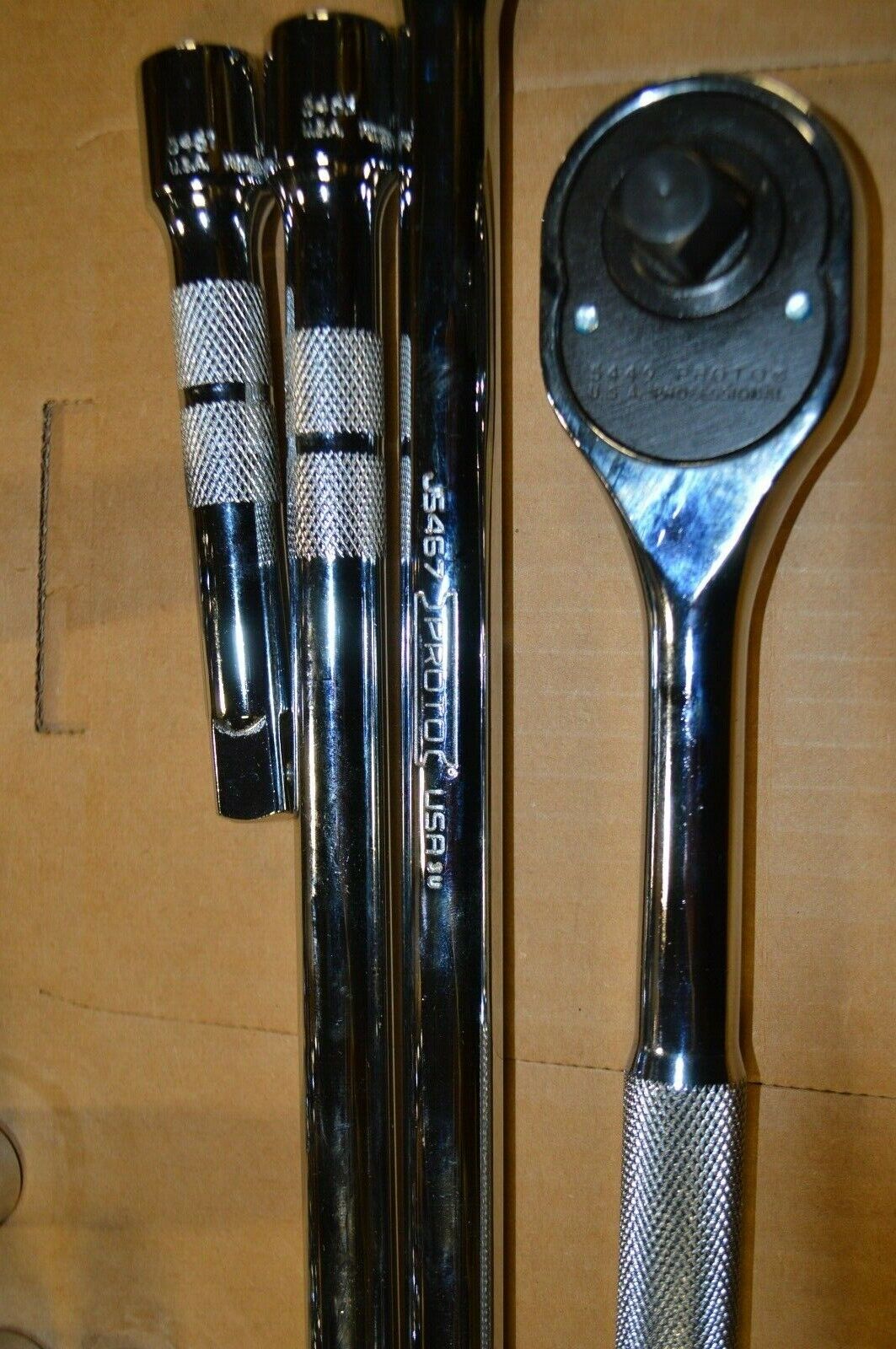 Proto SAE Socket Wrench Set, Chrome, Model J54126 - Northside Material Brokers