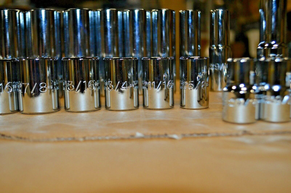 Proto SAE Socket Wrench Set, Chrome, Model J54126 - Northside Material Brokers