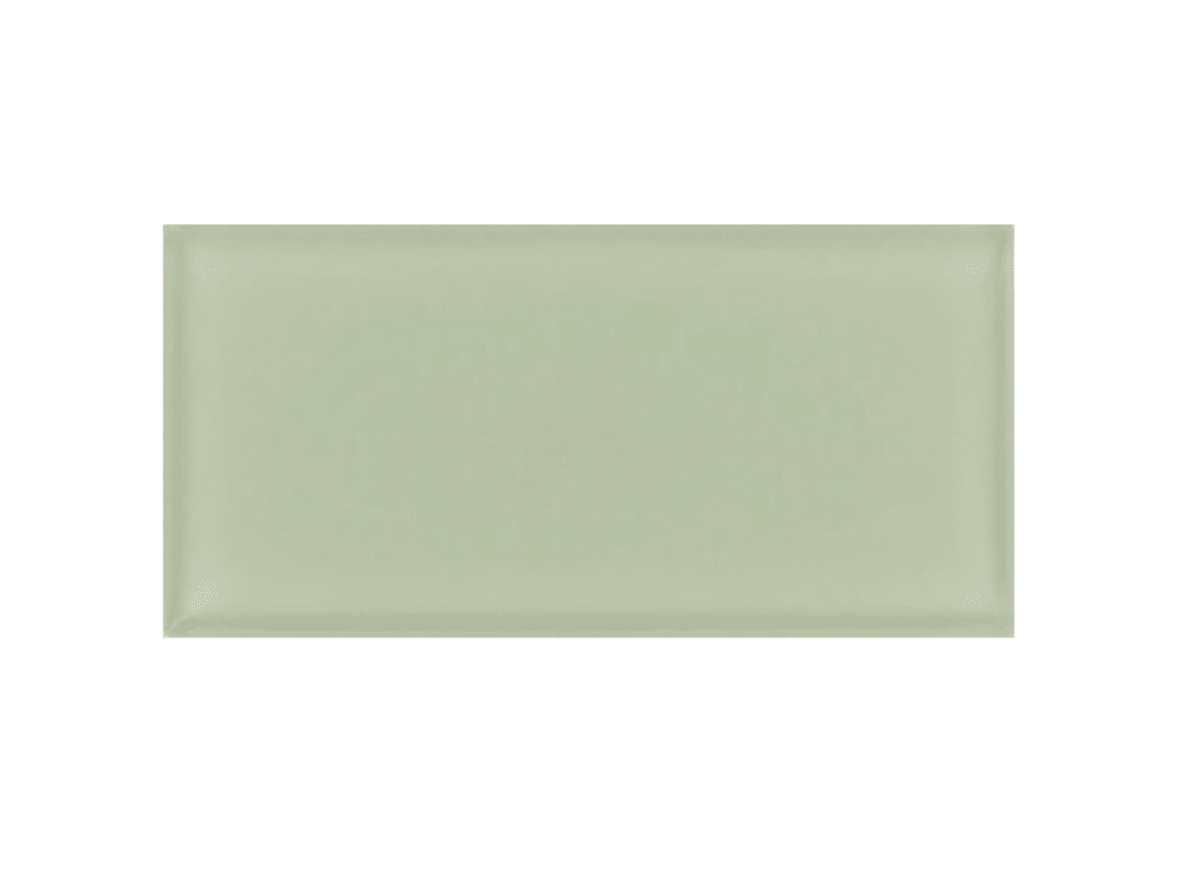 Sage Green Subway Glass Tile 8"x 3" - Northside Material Brokers