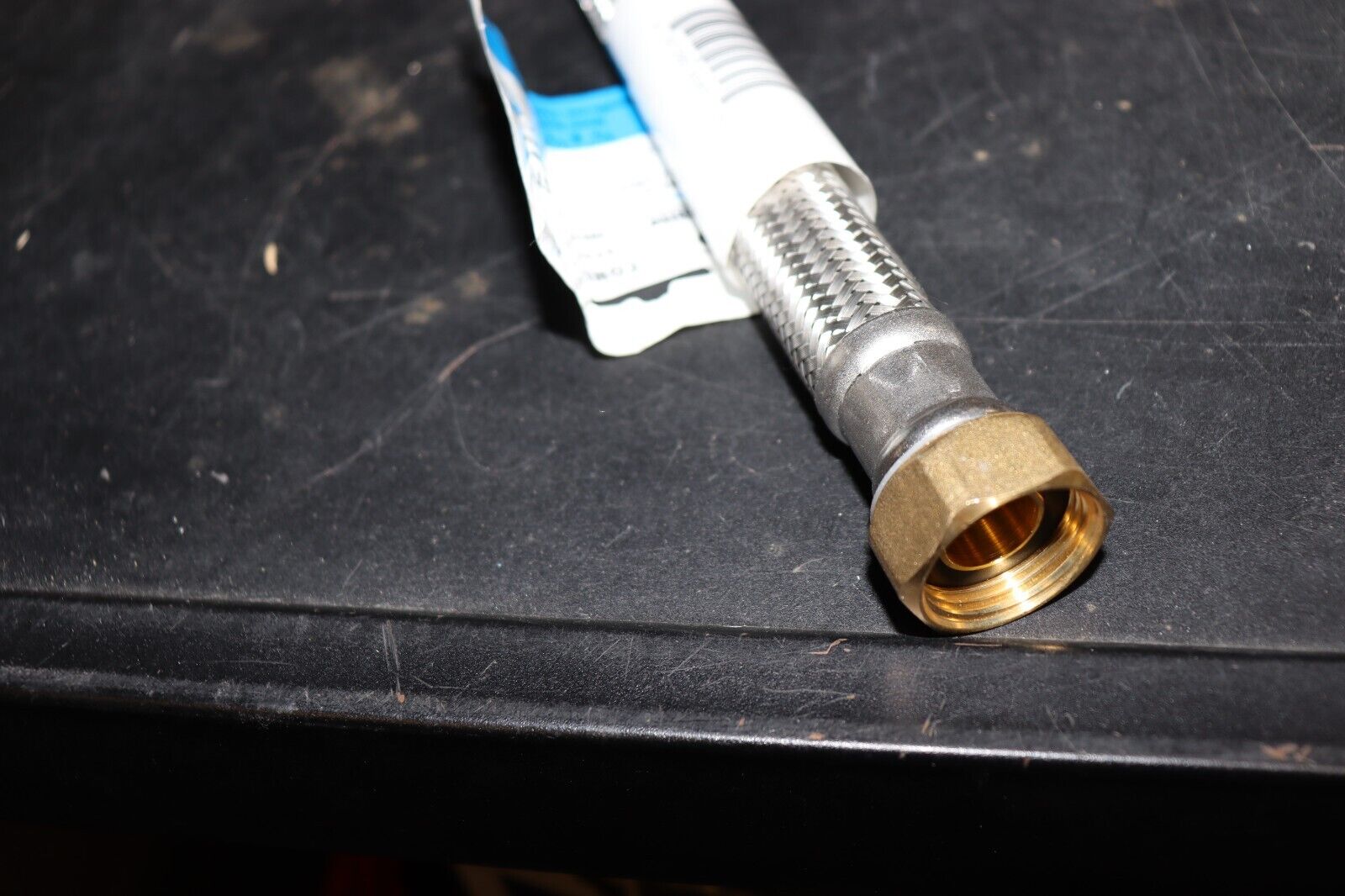 SharkBite Water Heater Hose Set 3/4 Inch FIP x 24 Inch Push-to-Connect U3088FLEX24LF - Northside Material Brokers