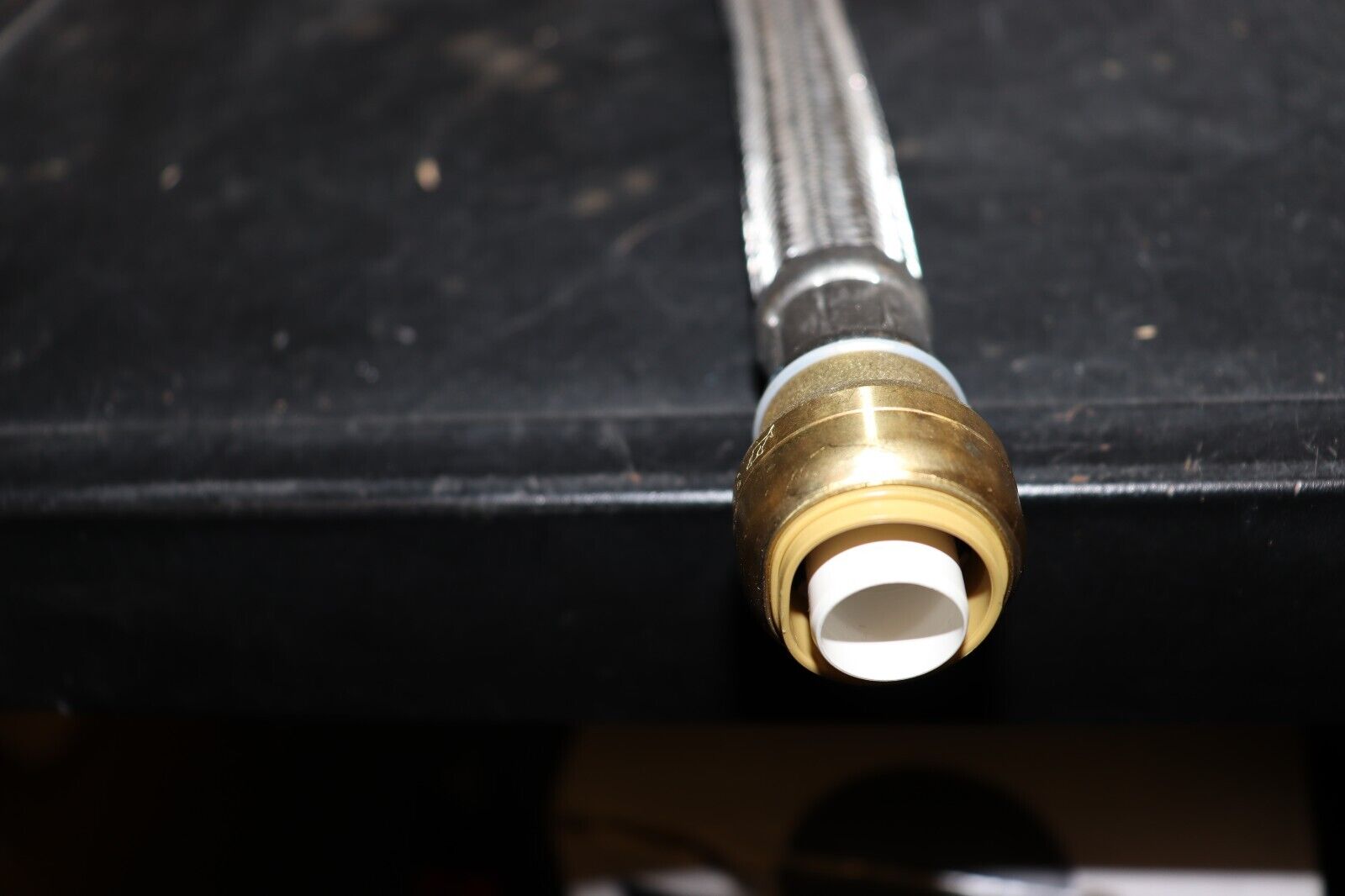 SharkBite Water Heater Hose Set 3/4 Inch FIP x 24 Inch Push-to-Connect U3088FLEX24LF - Northside Material Brokers