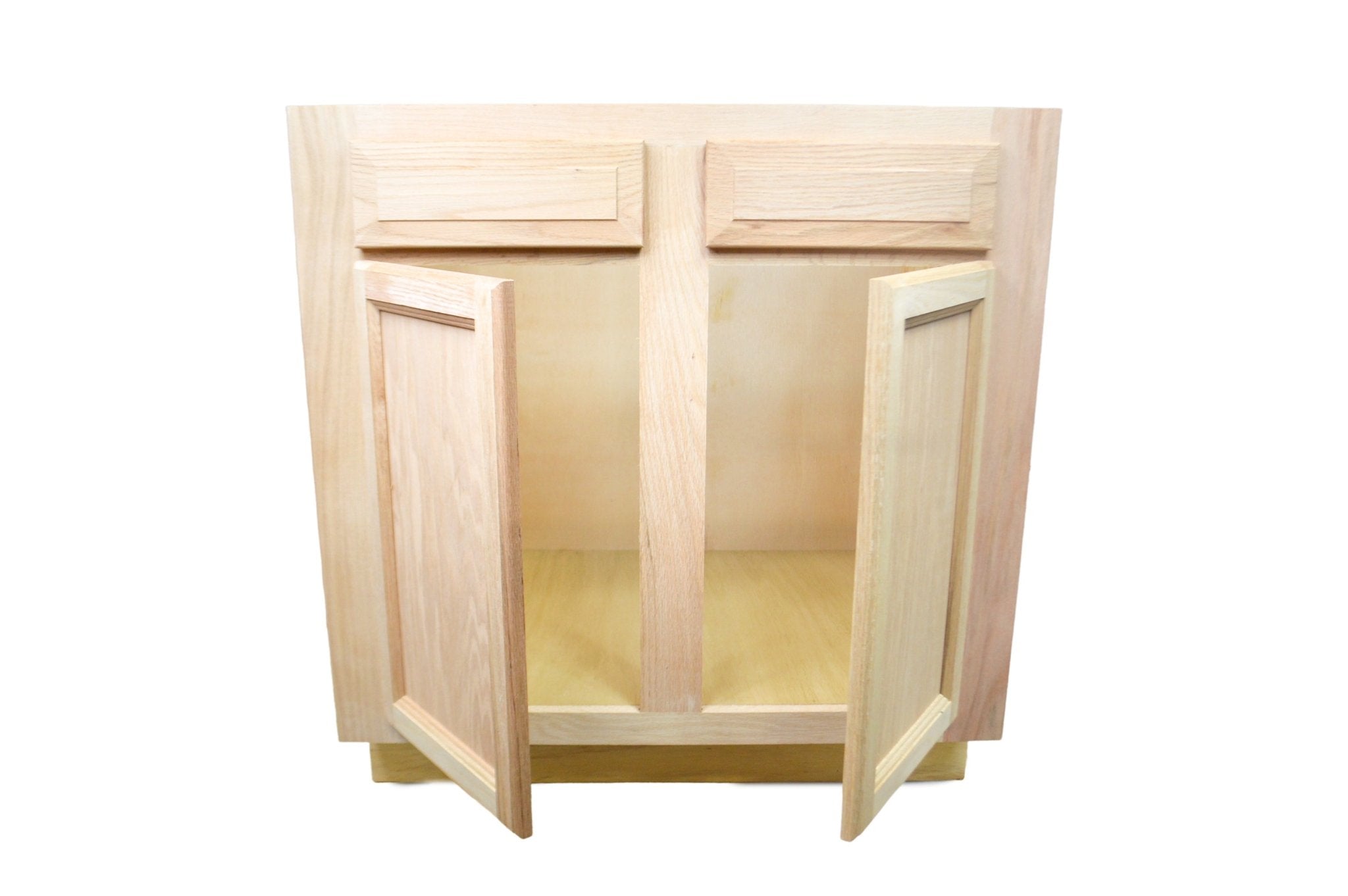 Sink Base Cabinet in Unfinished Oak - Northside Material Brokers