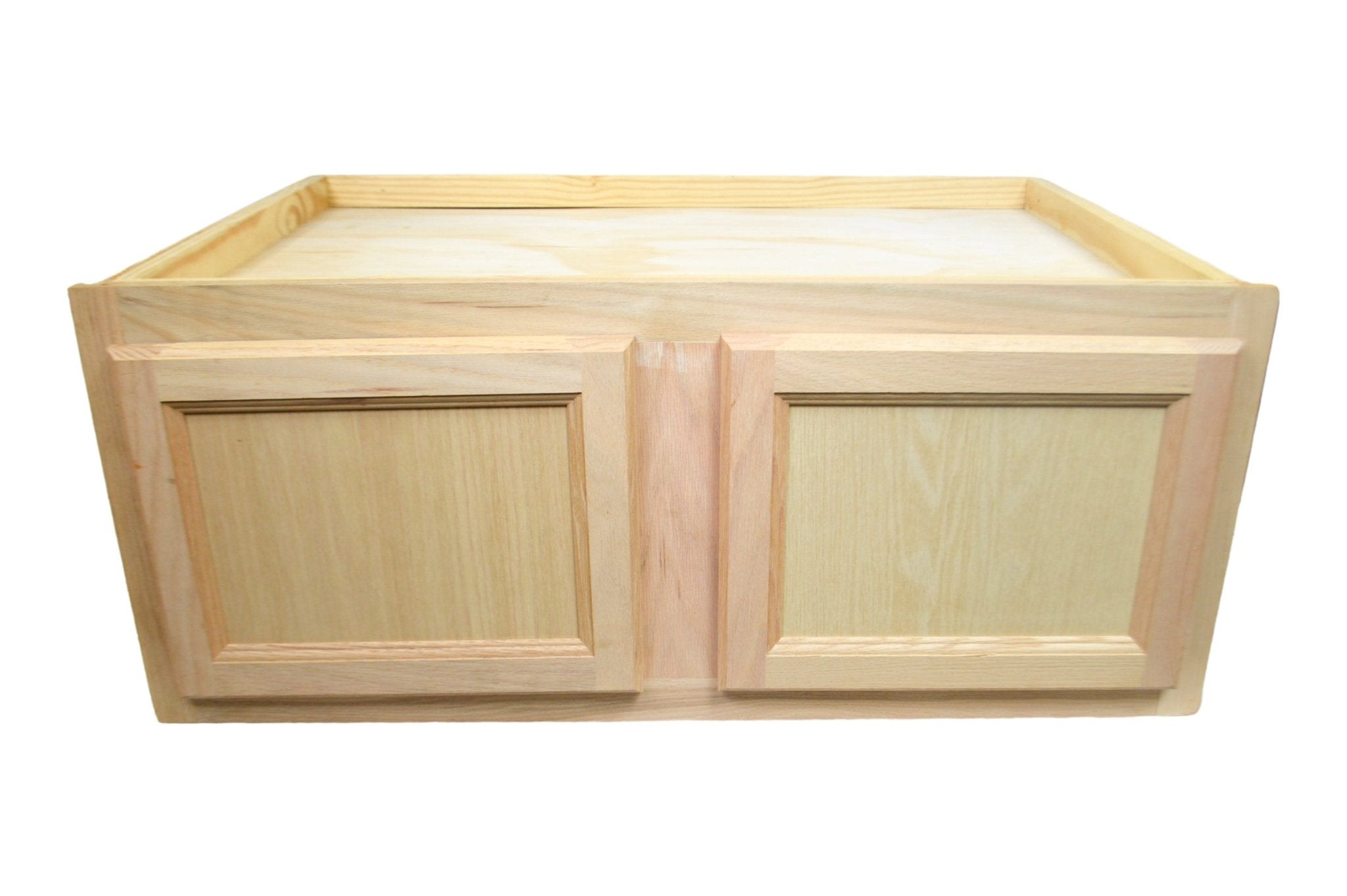 Wall Bridge Cabinet / Refrigerator in Unfinished Oak - Northside Material Brokers