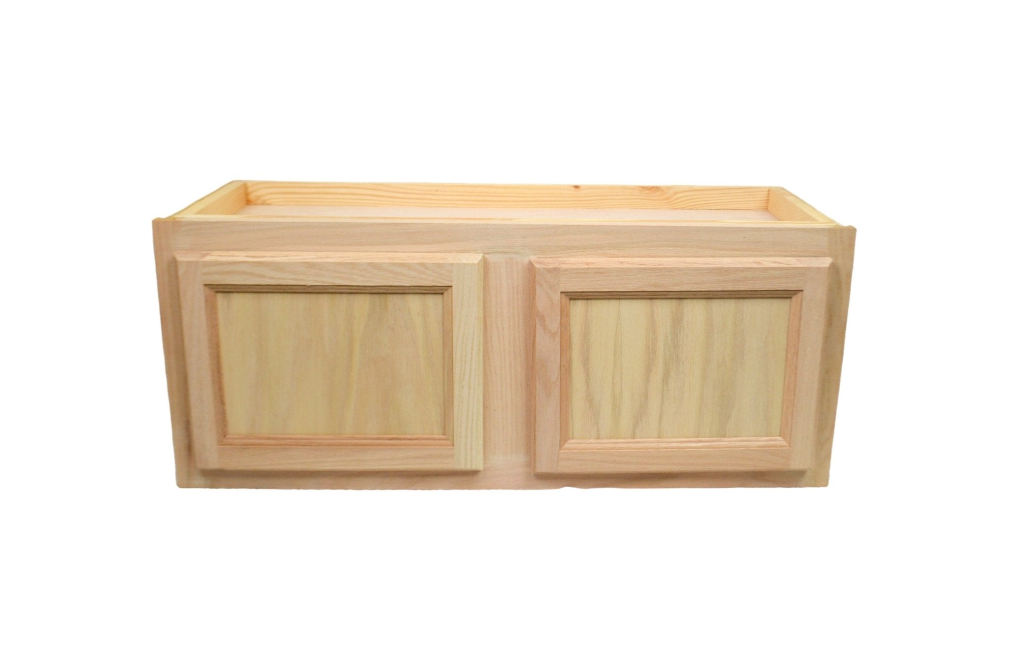 Wall Bridge Cabinet / Refrigerator in Unfinished Oak - Northside Material Brokers