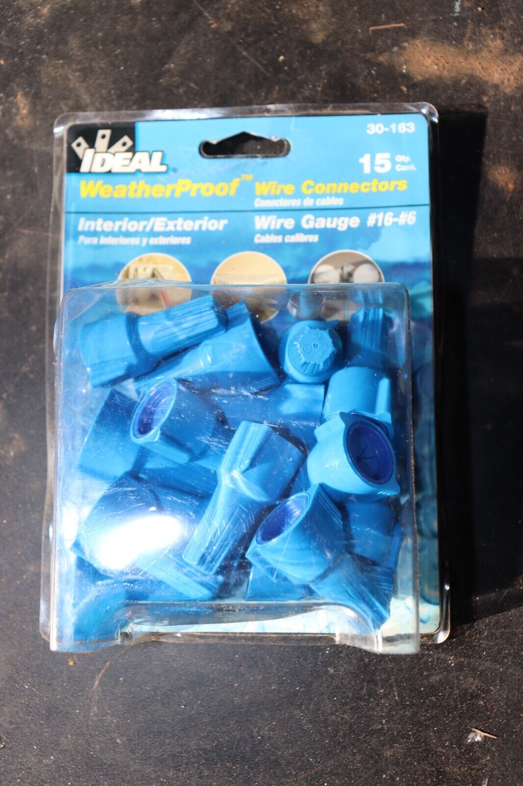 Wire Connectors Ideal 15 Pack, 30-163, 16-6, WeatherProof Interior / Exterior - Northside Material Brokers