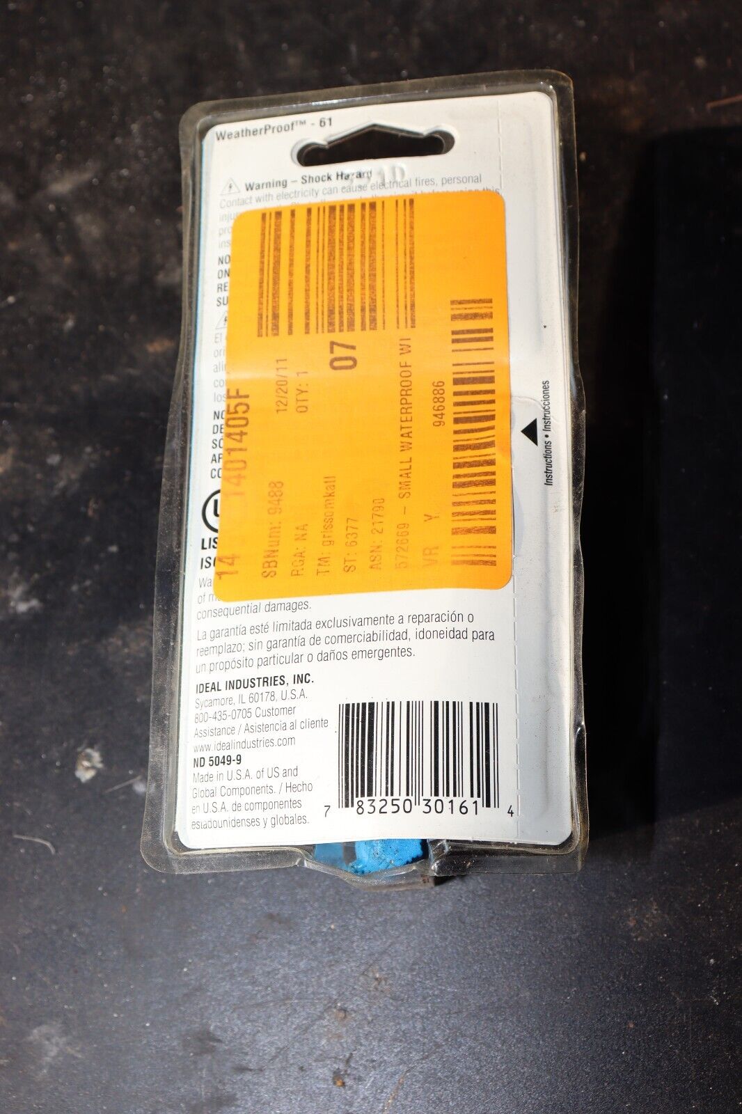 Wire Connectors Ideal 25 Pack, 30-161, 18-8, UnderGround Interior / Exterior - Northside Material Brokers
