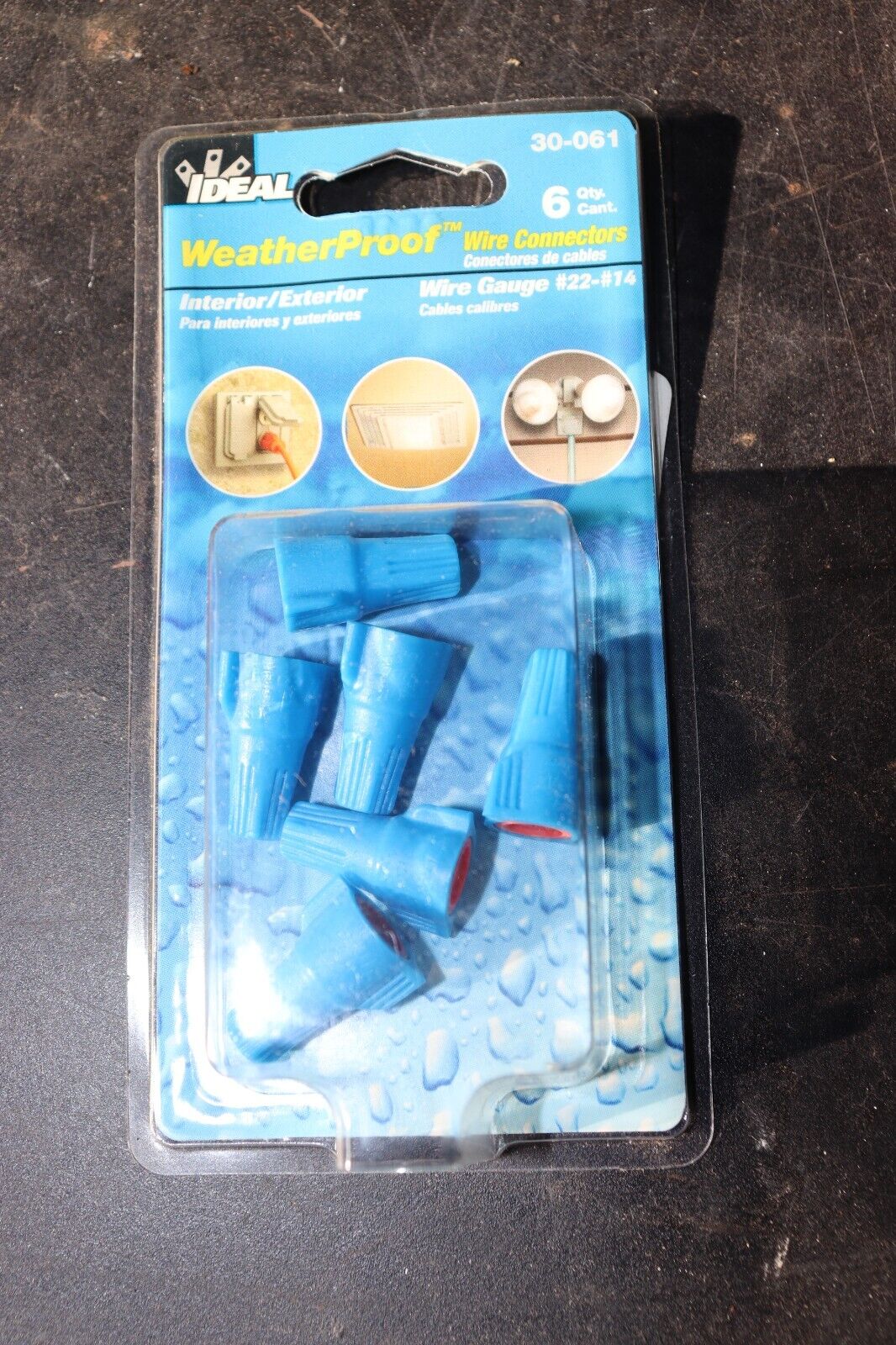 Wire Connectors Ideal 6 Pack, 30-061, 22-14, WeatherProof nterior / Exterior - Northside Material Brokers